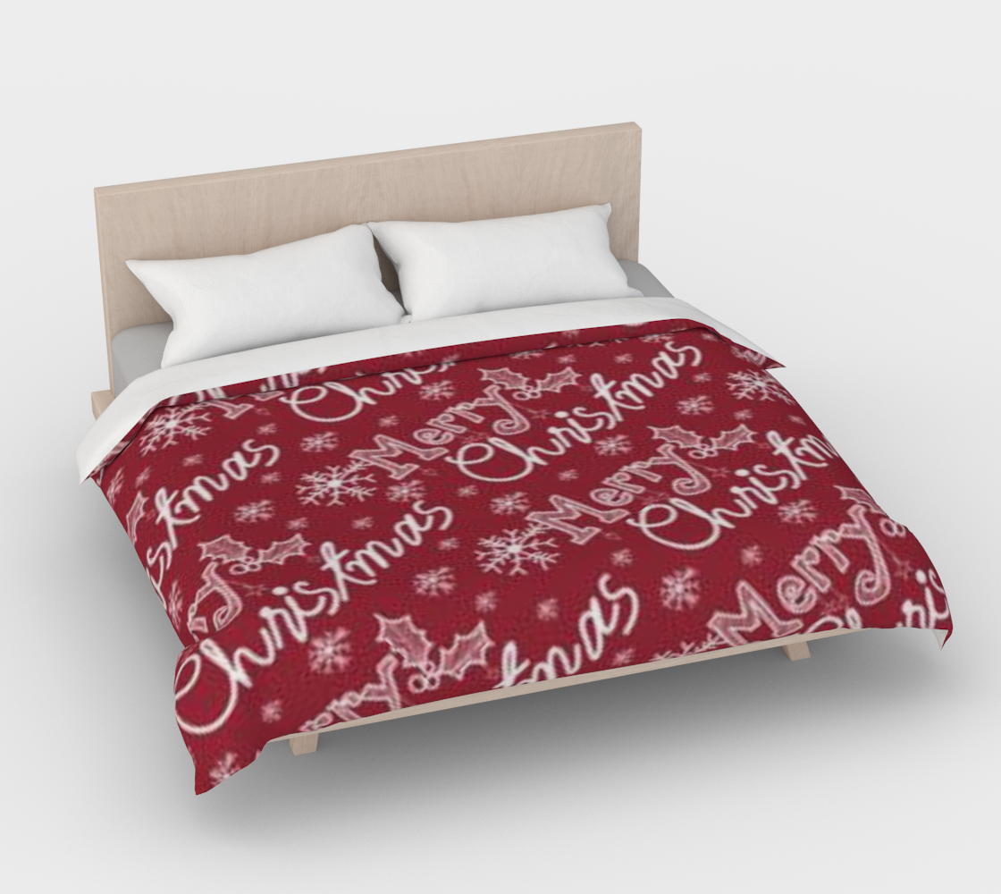 Karma Kustoms Merry Christmas Duvet Cover