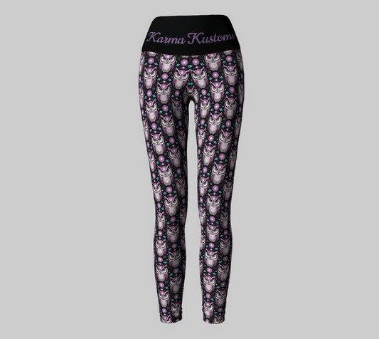 Karma Kustoms Mystic Owl Yoga Leggings