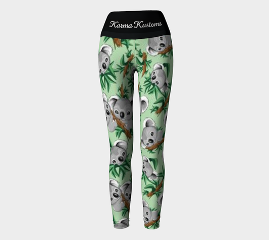 Karma Kustoms Baby Koalas Yoga Leggings