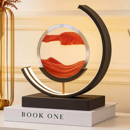 LED Flowing Sand Lamp