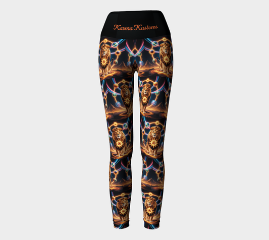 Karma Kustoms Solar Lion Yoga Leggings