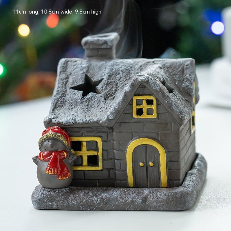 Ceramic Christmas Coil Incense Holder