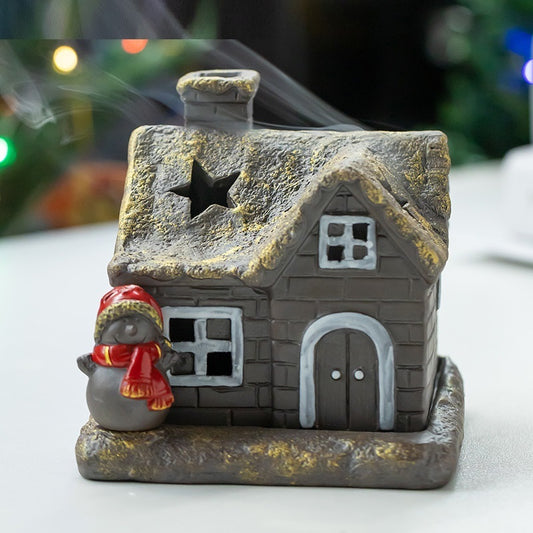 Ceramic Christmas Coil Incense Holder