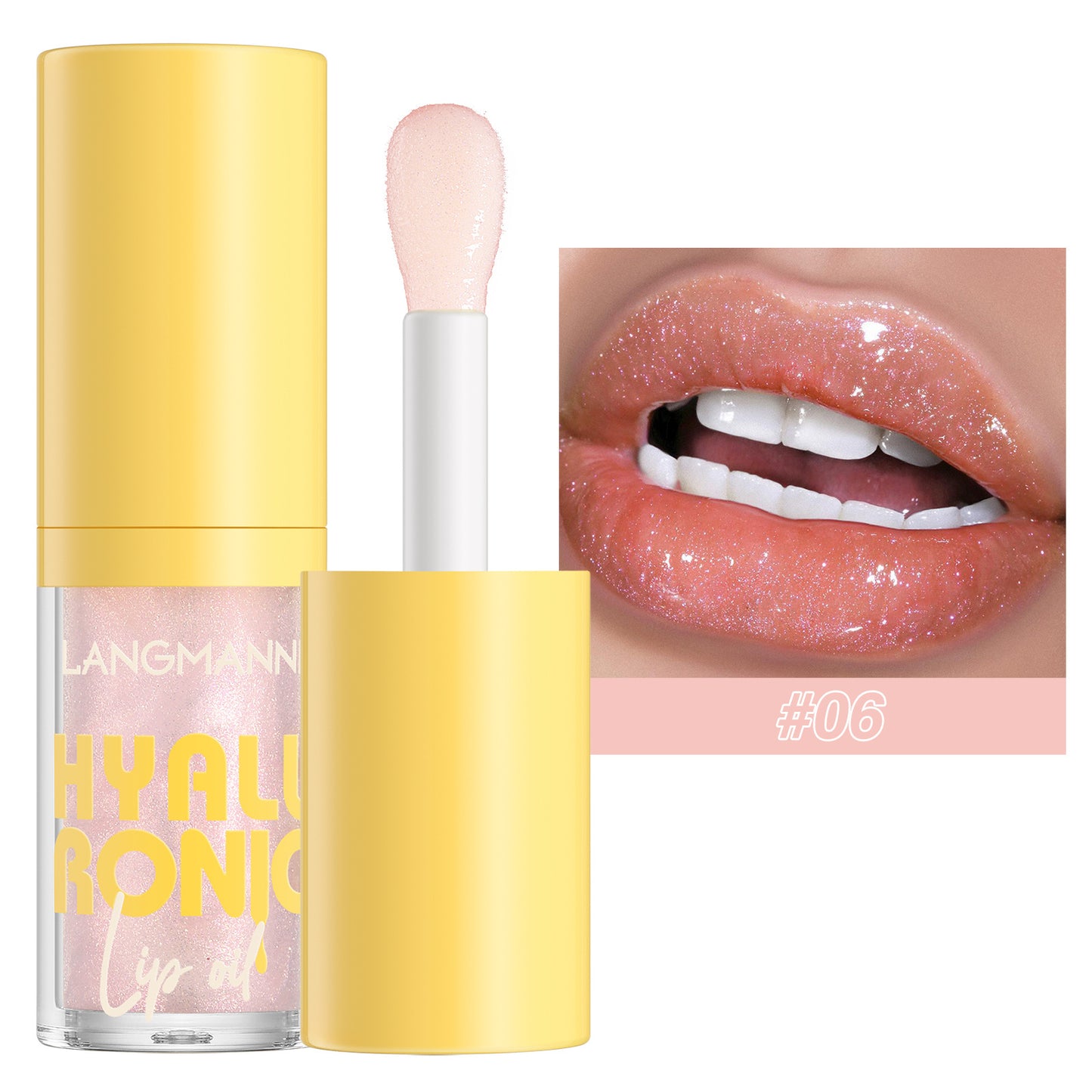 6 Colors Transparent Hyaluronic Acid Lip Balm Gloss