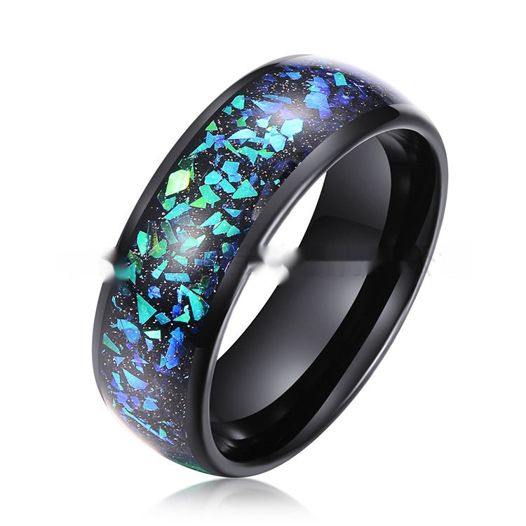 Starry Sky Tungsten Ring