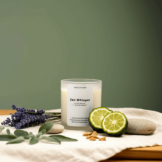 Zen Whisper Candle | Lavender + Bergamot