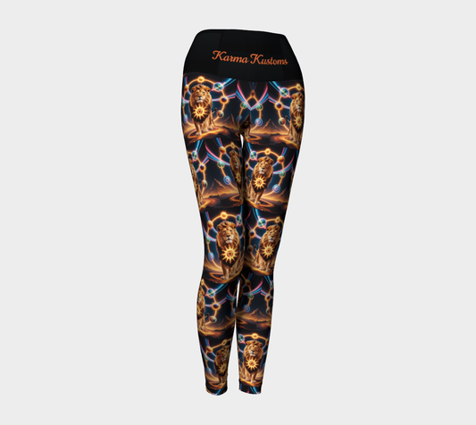 Karma Kustoms Solar Lion Yoga Leggings