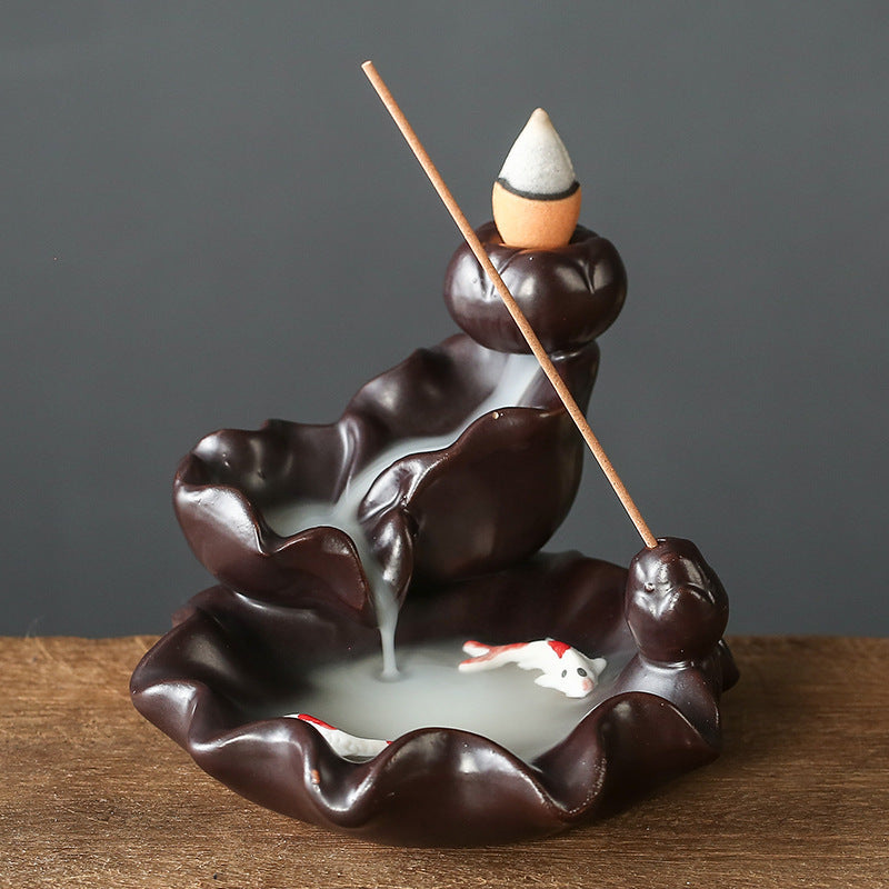 Ceramic Back-flow Incense Holder
