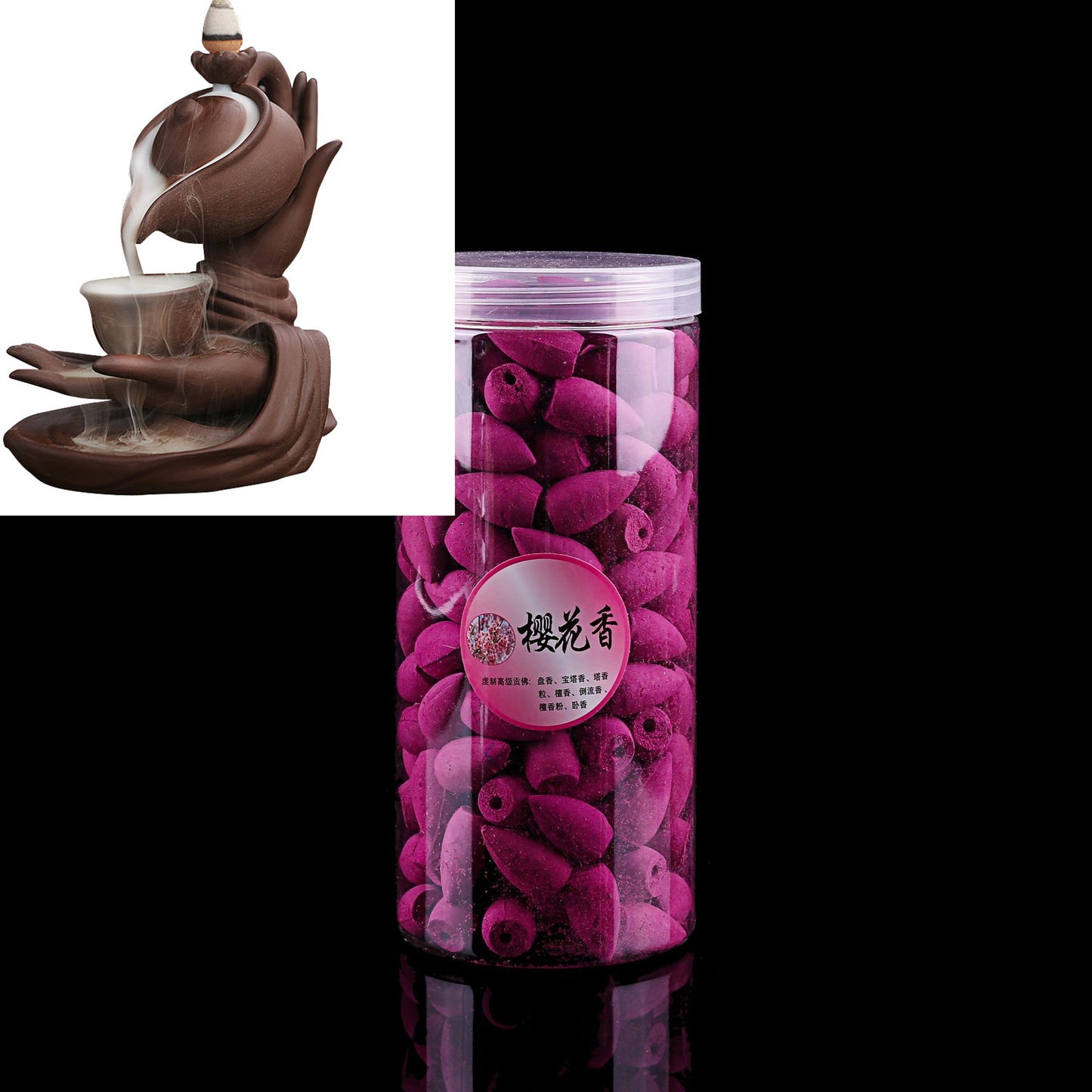 Hanging Pot Back Flow Incense Holder