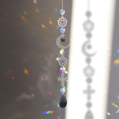 Sun And Moon Crystal Prism Rainbow Sun Catcher