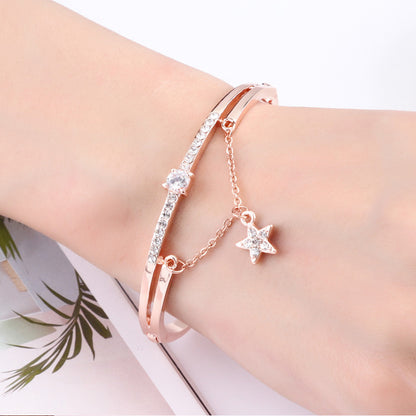 Rose gold fashion bracelet