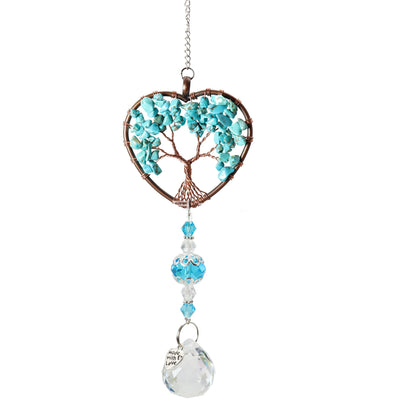 Tree of Life Crystal Pendant
