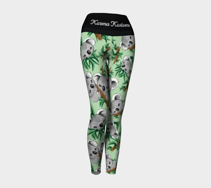 Karma Kustoms Baby Koalas Yoga Leggings