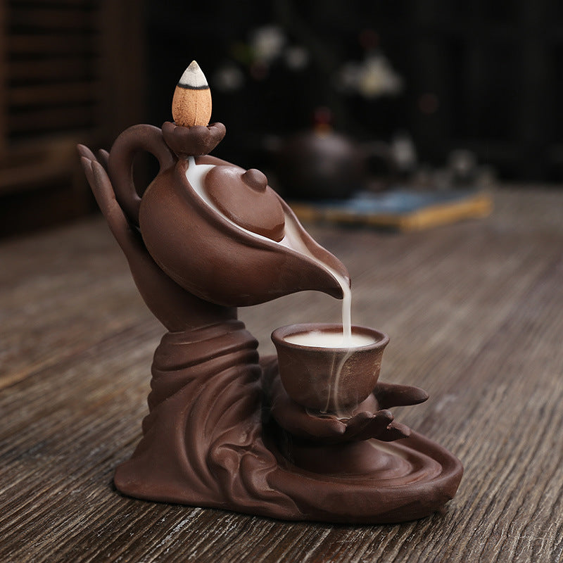 Hanging Pot Back Flow Incense Holder