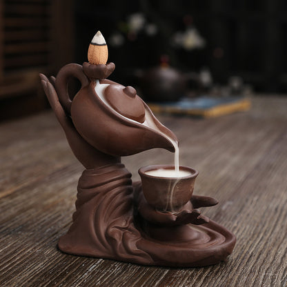 Hanging Pot Back Flow Incense Holder