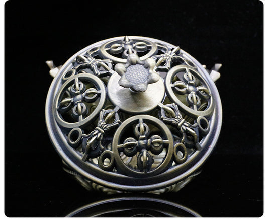 Antique Lotus Incense Holder