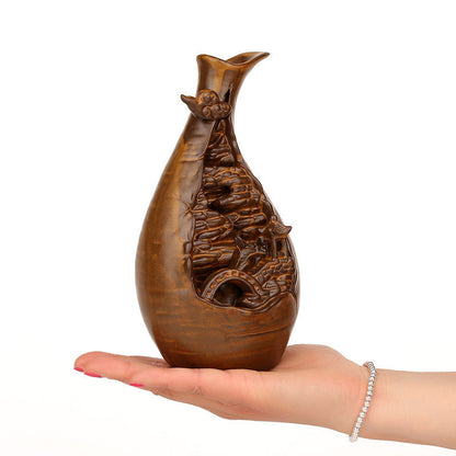 Tower Mountain Stream Back Flow Incense Holder