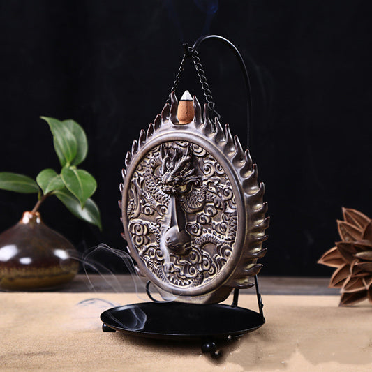 Dragon Back-Flow Incense Holder
