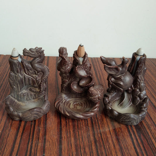 Ceramic Back flow Incense Holder