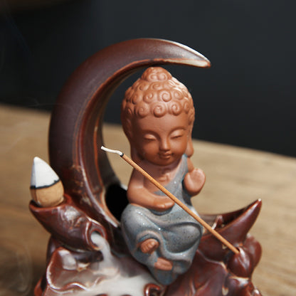 Tathagata Little Monk Incense Holder