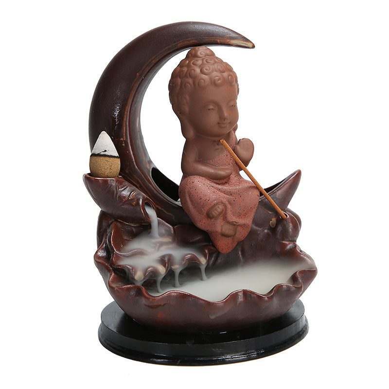 Tathagata Little Monk Incense Holder