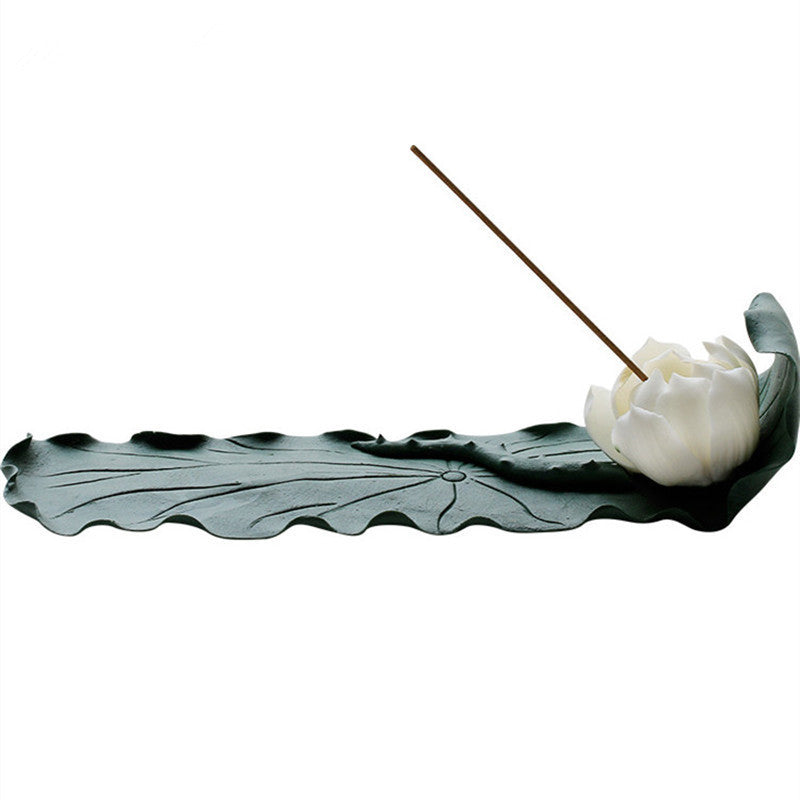 Ceramic Lotus Incense Holder