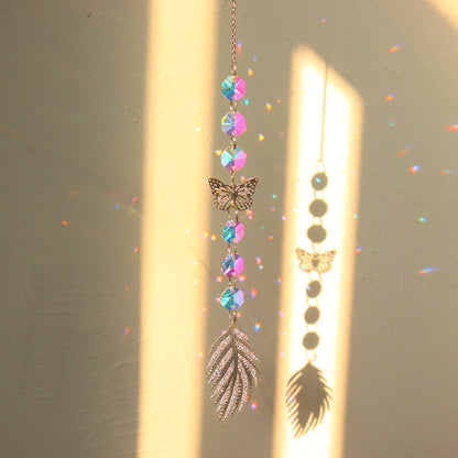 Sun And Moon Crystal Prism Rainbow Sun Catcher