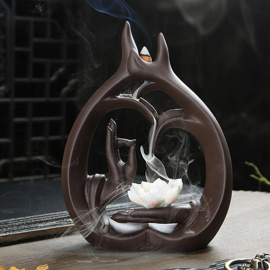 Back Flow Incense Holder