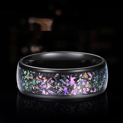 Starry Sky Tungsten Ring