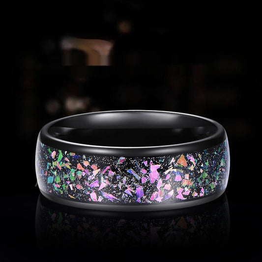Starry Sky Tungsten Ring
