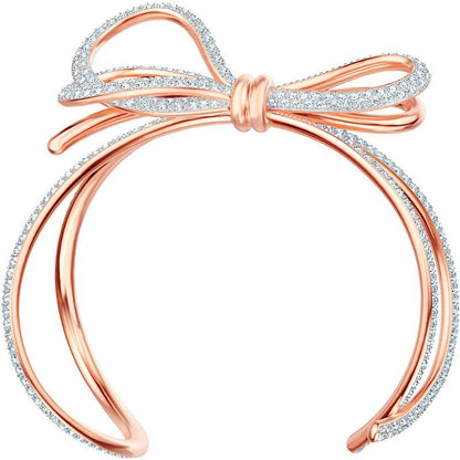 Rose gold bow bracelet