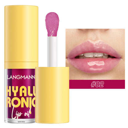 6 Colors Transparent Hyaluronic Acid Lip Balm Gloss