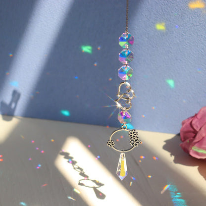 Sun And Moon Crystal Prism Rainbow Sun Catcher