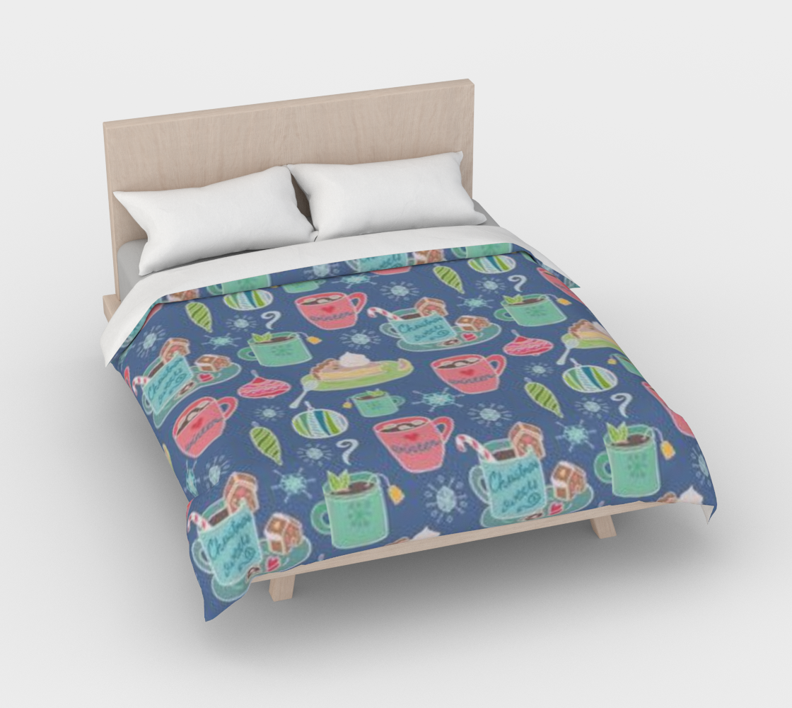 Karma Kustoms Christmas Duvet Cover