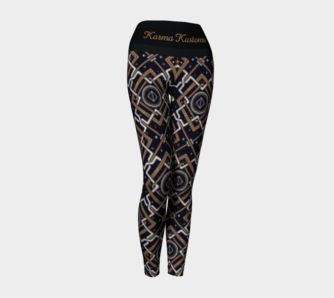 Karma Kustoms The Forgotten Science Of Geometry Yoga Leggings