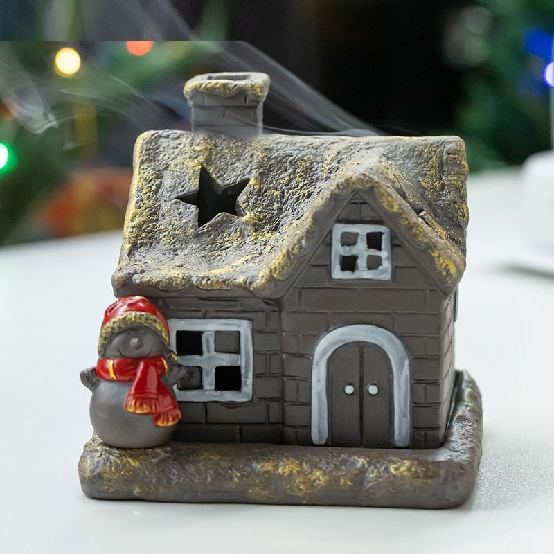 Ceramic Christmas Coil Incense Holder
