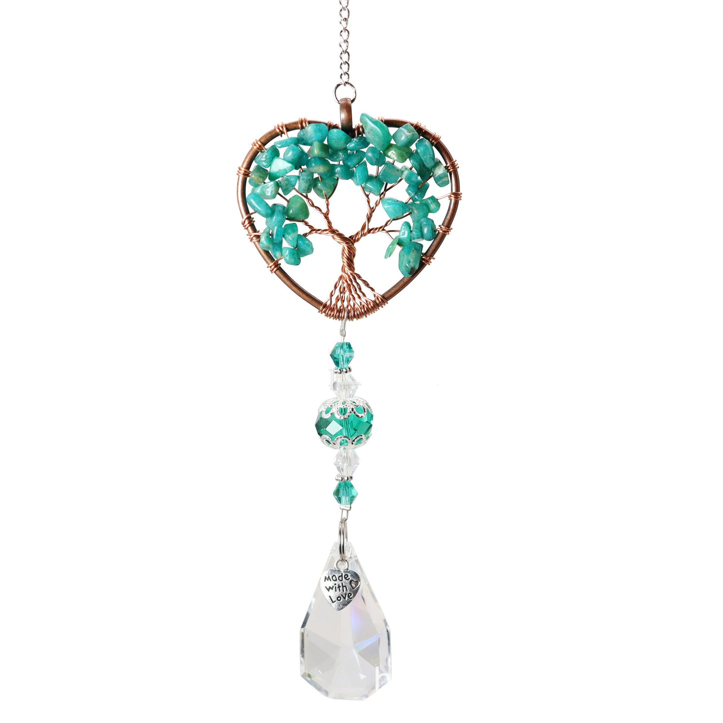 Tree of Life Crystal Pendant