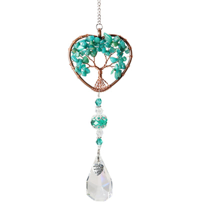 Tree of Life Crystal Pendant