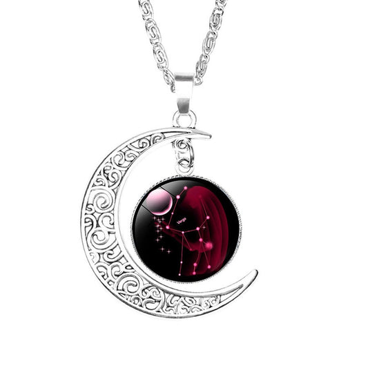 12 Zodiac Signs Pendant Necklace