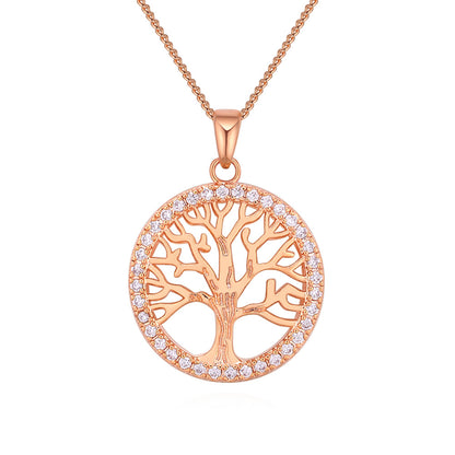 Gold Plated Tree Of Life Necklace