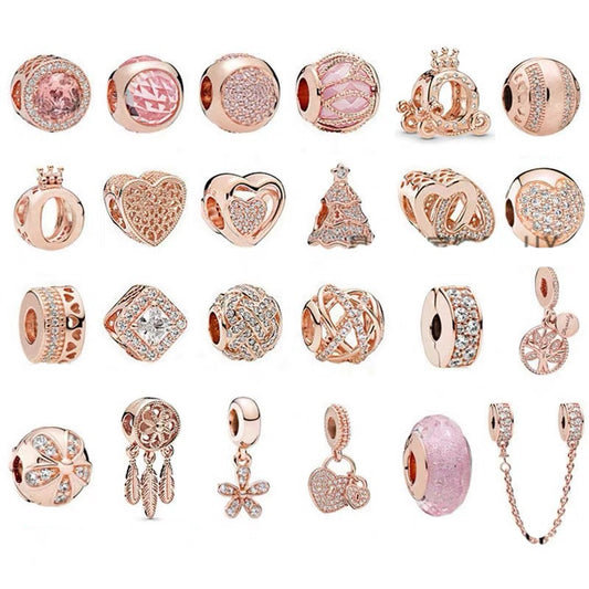 Rose Gold Charms
