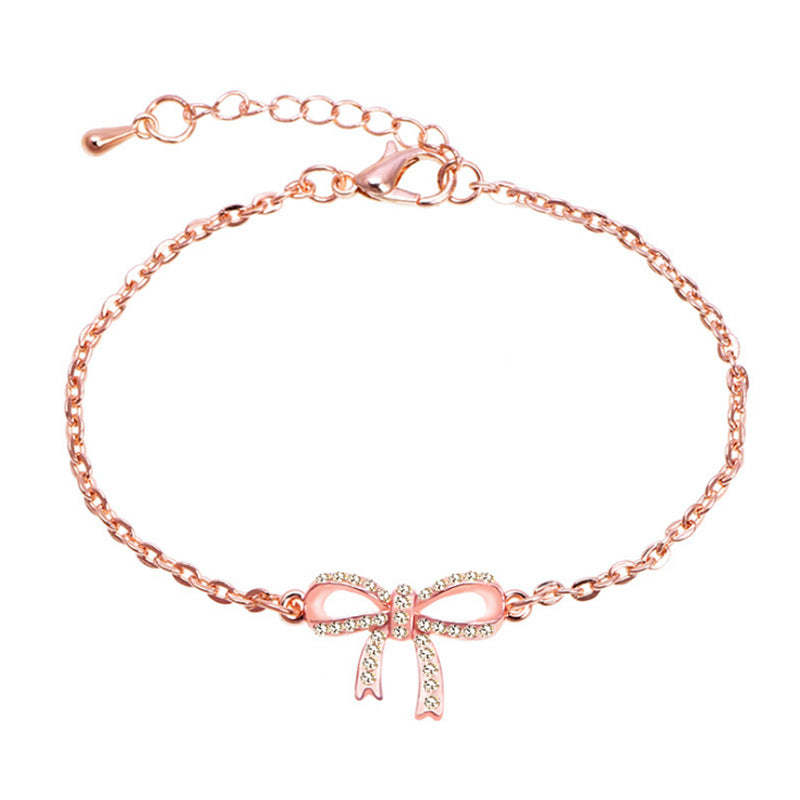 Rose Gold Bow Bracelet