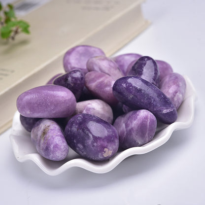 Natural Polished Lepidolite Tumbled Crystal