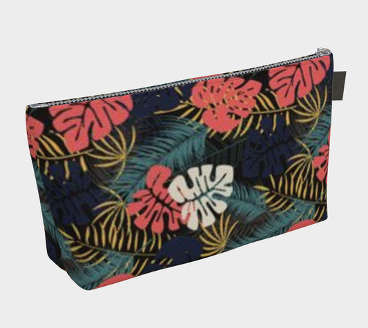 Karma Kustoms Exotic Foliage Makeup Bag