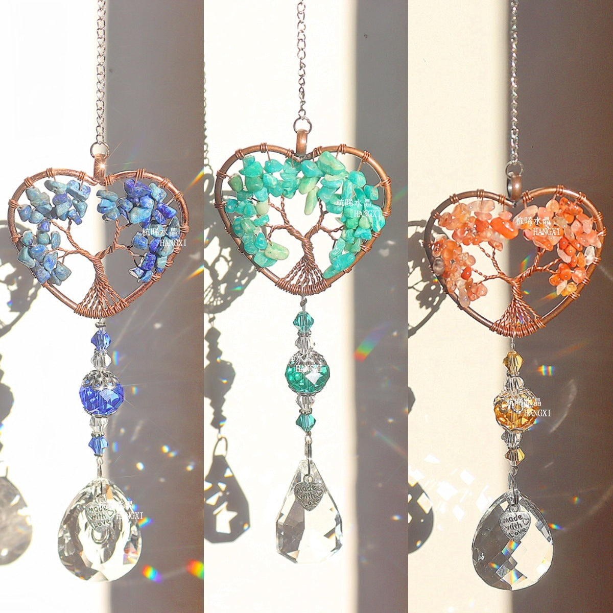Tree of Life Crystal Pendant