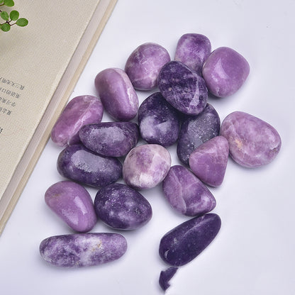 Natural Polished Lepidolite Tumbled Crystal