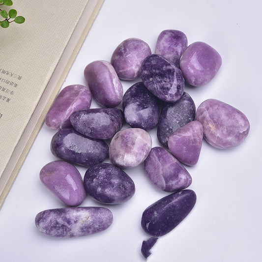 Natural Polished Lepidolite Tumbled Crystal