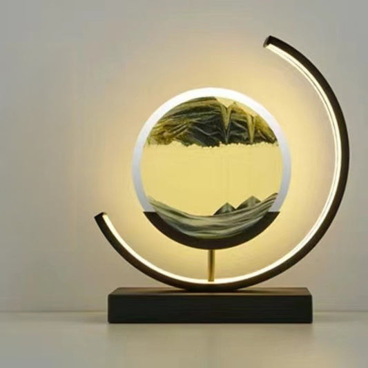 LED Flowing Sand Lamp