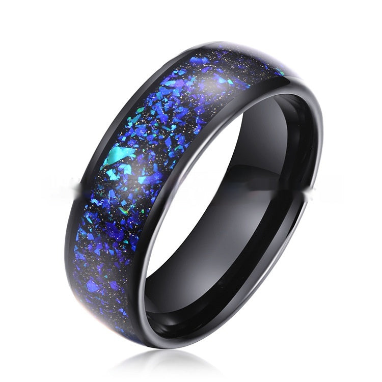Starry Sky Tungsten Ring