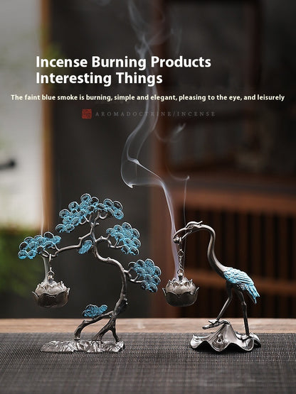 Crane or Tree of Life Incense Holder